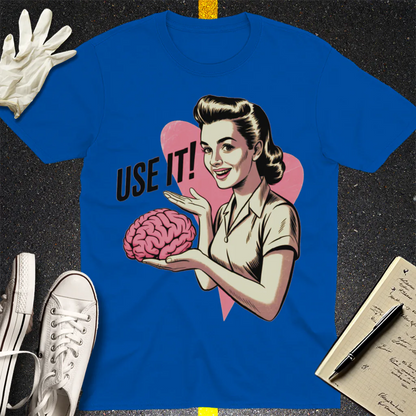 Use Your Brain T-Shirt - Royal