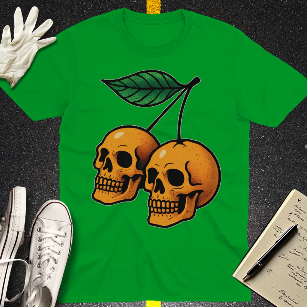 Deadly Sweet Cherries T-Shirt - Irish Green