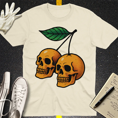 Deadly Sweet Cherries T-Shirt - Natural