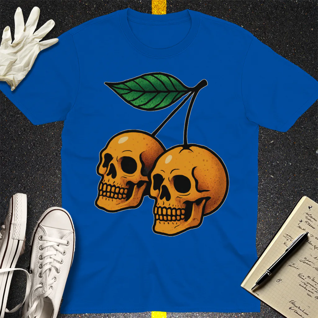 Deadly Sweet Cherries T-Shirt - Royal