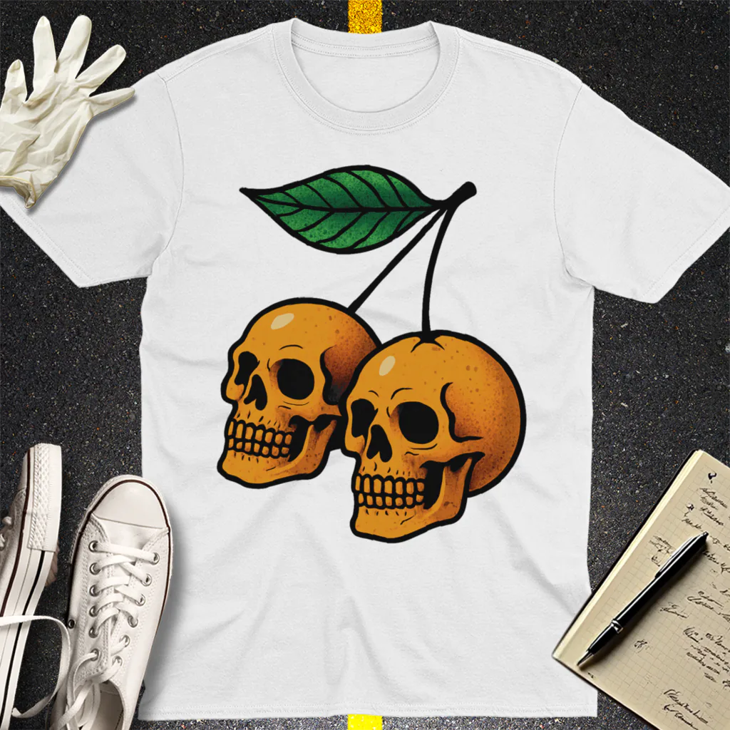 Deadly Sweet Cherries T-Shirt - White