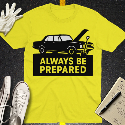 Always Be Prepared T-Shirt - Cornsilk