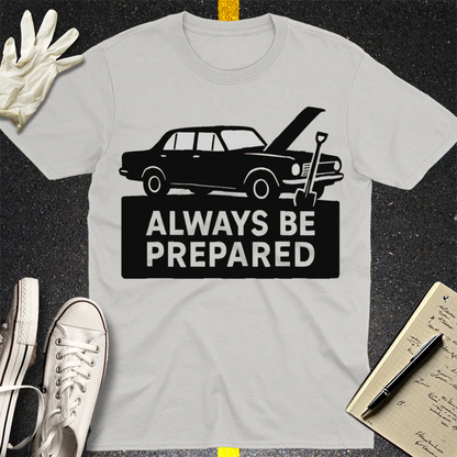 Always Be Prepared T-Shirt - Ice Grey