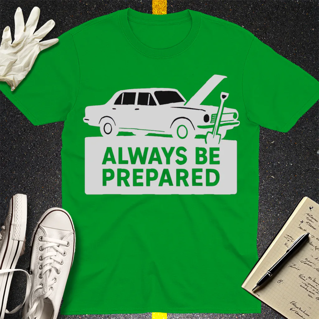 Always Be Prepared T-Shirt - Irish Green