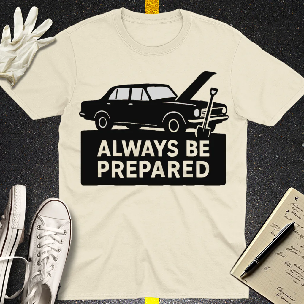 Always Be Prepared T-Shirt - Natural