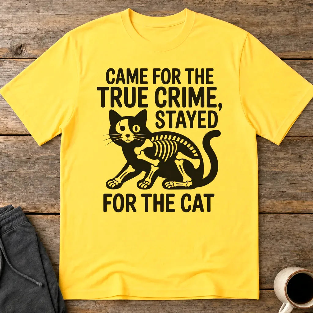 True Crime Cat Lover T-Shirt - Daisy