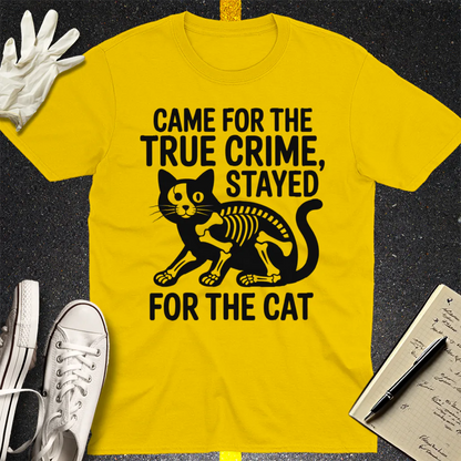 True Crime Cat Lover T-Shirt - Daisy