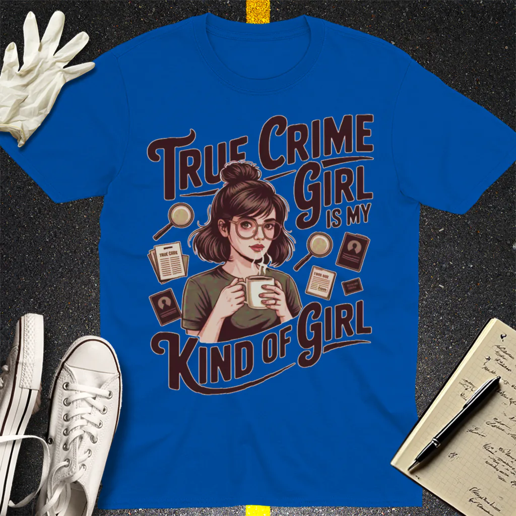 True Crime Girl T-Shirt - Royal