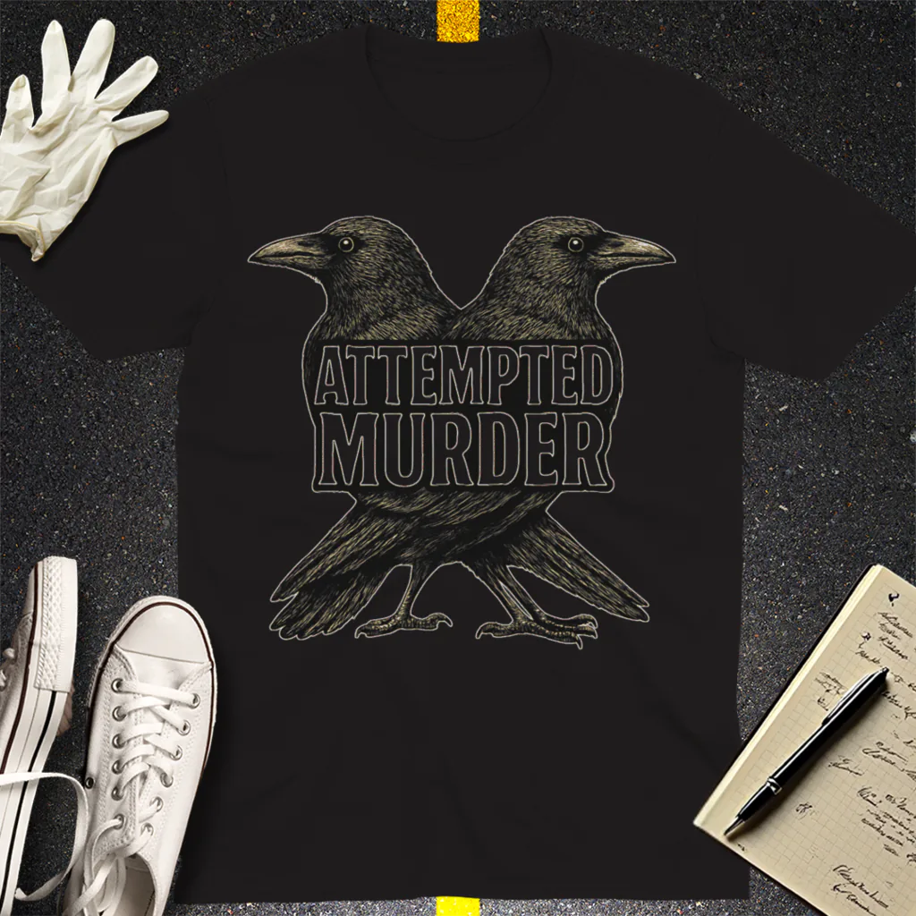 Attempted Murder T-Shirt - Black