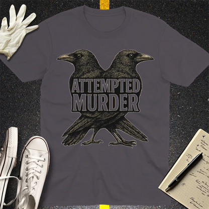 Attempted Murder T-Shirt - Charcoal
