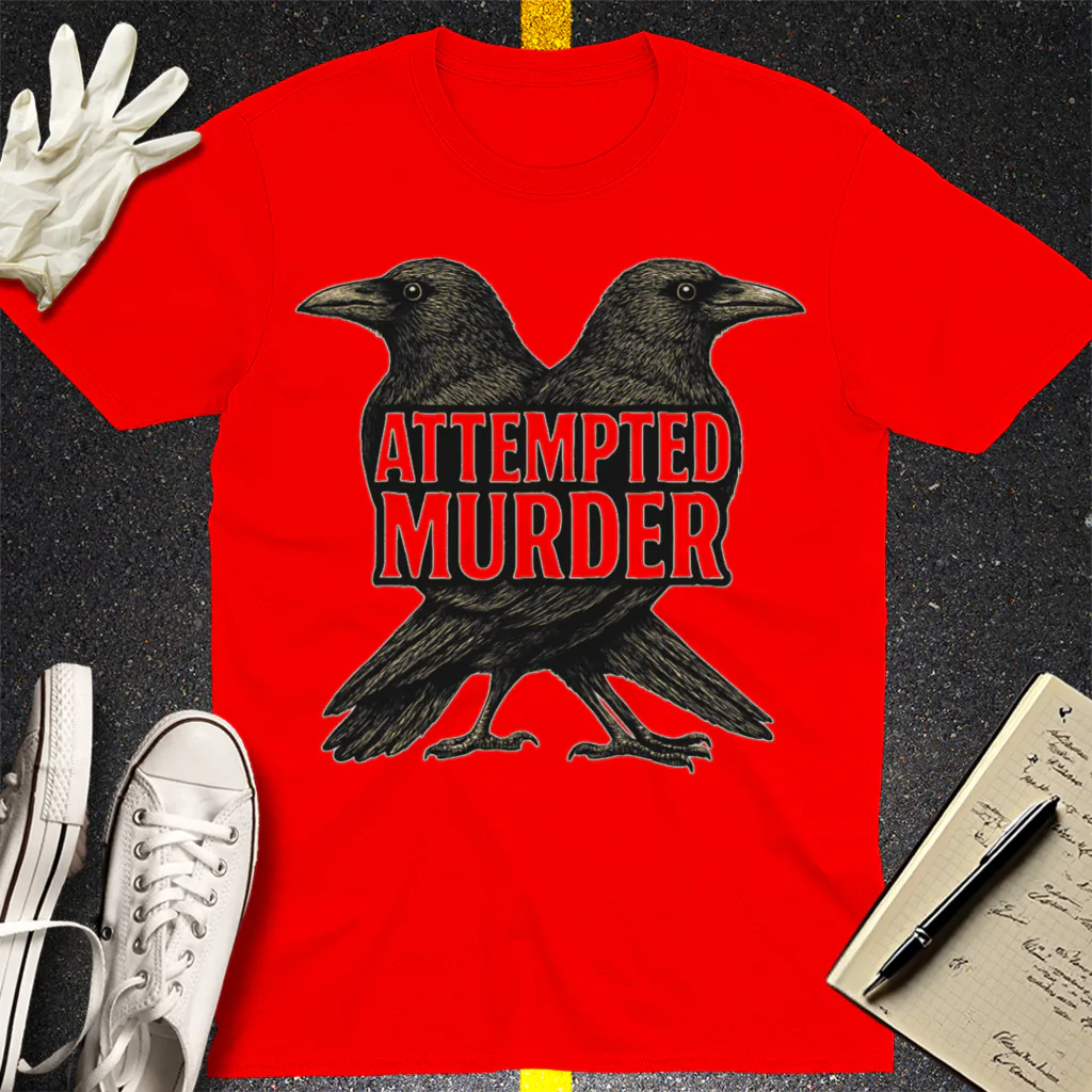 Attempted Murder T-Shirt - Red