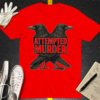 Attempted Murder T-Shirt - Red