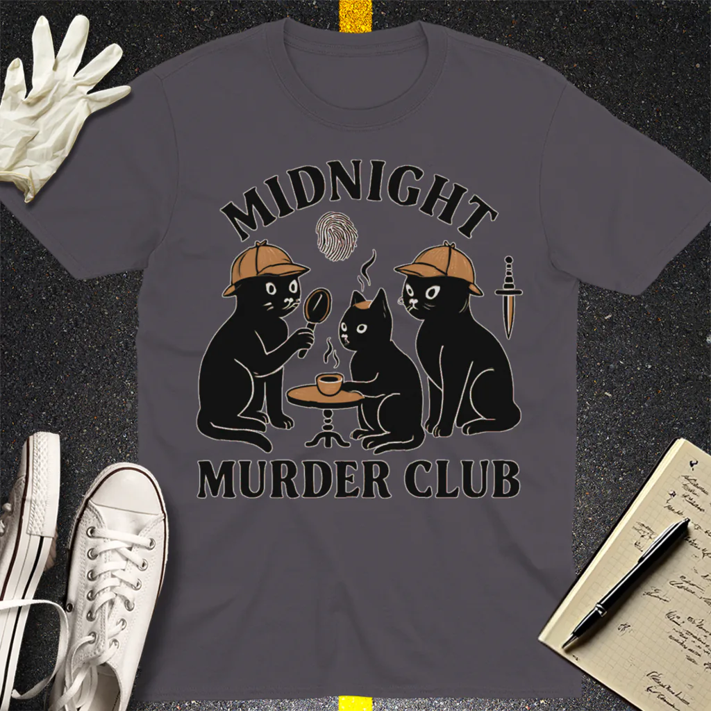 Midnight Murder Club T-Shirt - Charcoal