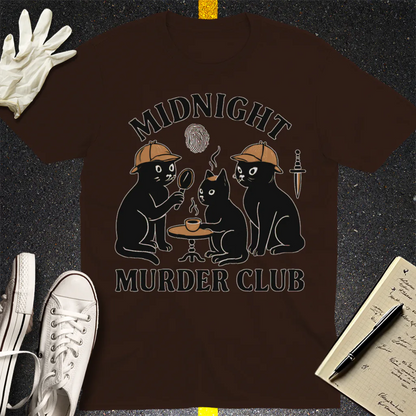 Midnight Murder Club T-Shirt - Dark Chocolate