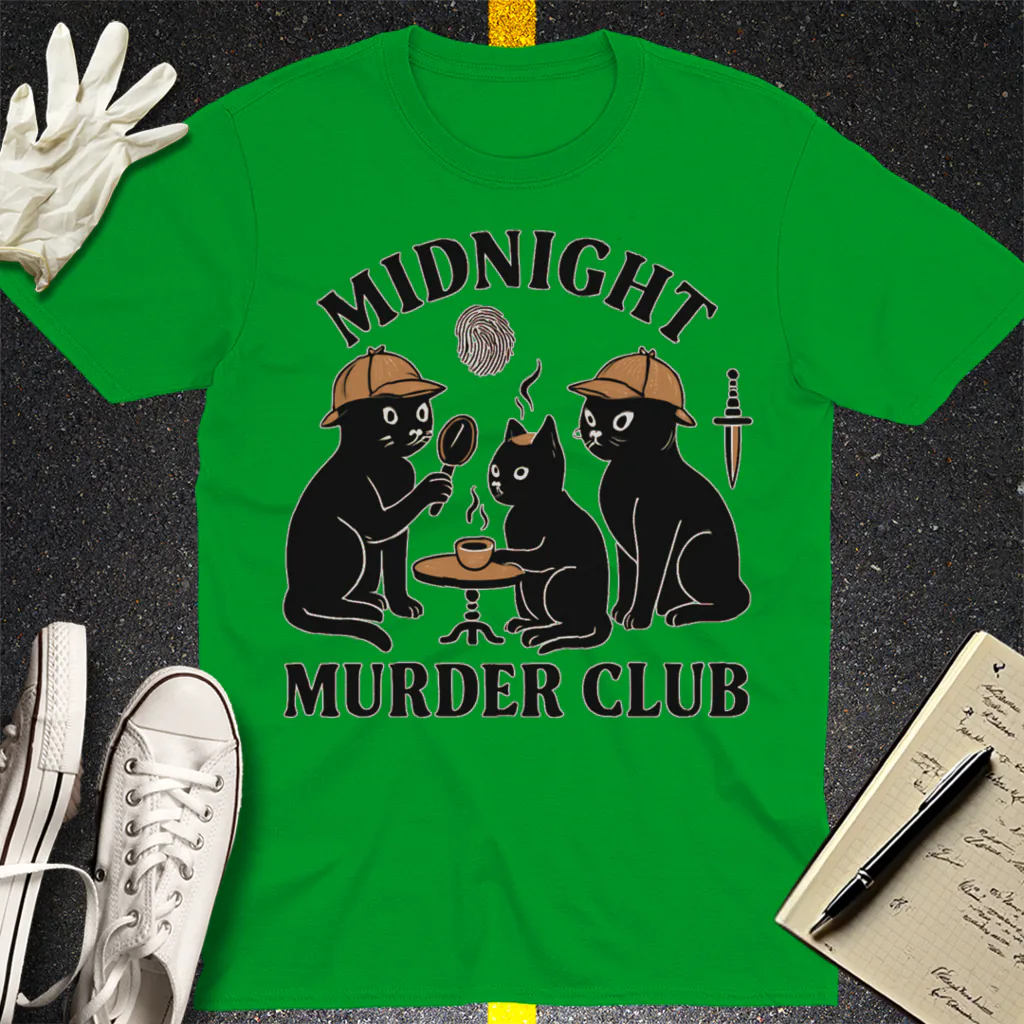 Midnight Murder Club T-Shirt - Irish Green