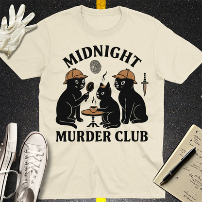Midnight Murder Club T-Shirt - Natural