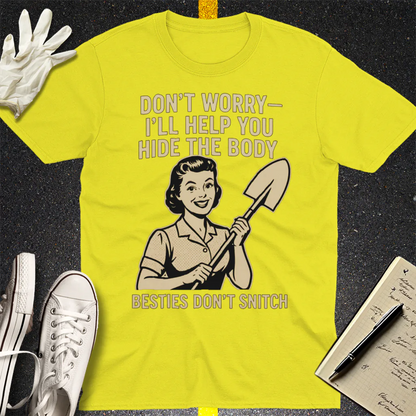 Bestie Loyalty Pact T-Shirt - Cornsilk