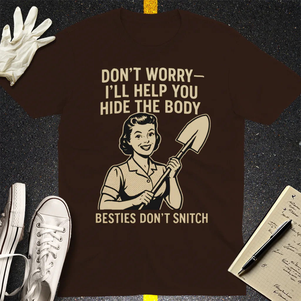 Bestie Loyalty Pact T-Shirt - Dark Chocolate