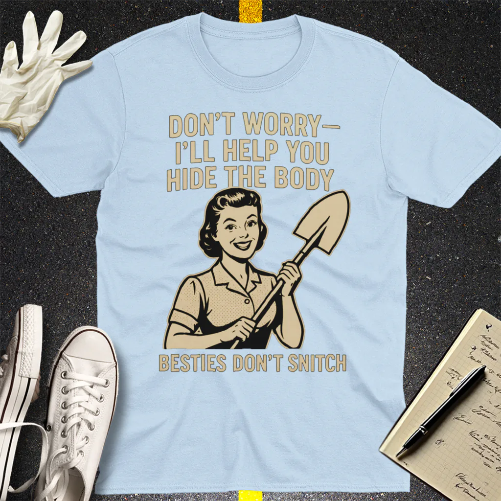 Bestie Loyalty Pact T-Shirt - Light Blue