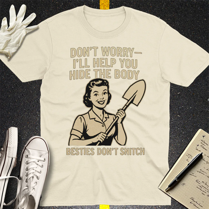 Bestie Loyalty Pact T-Shirt - Natural