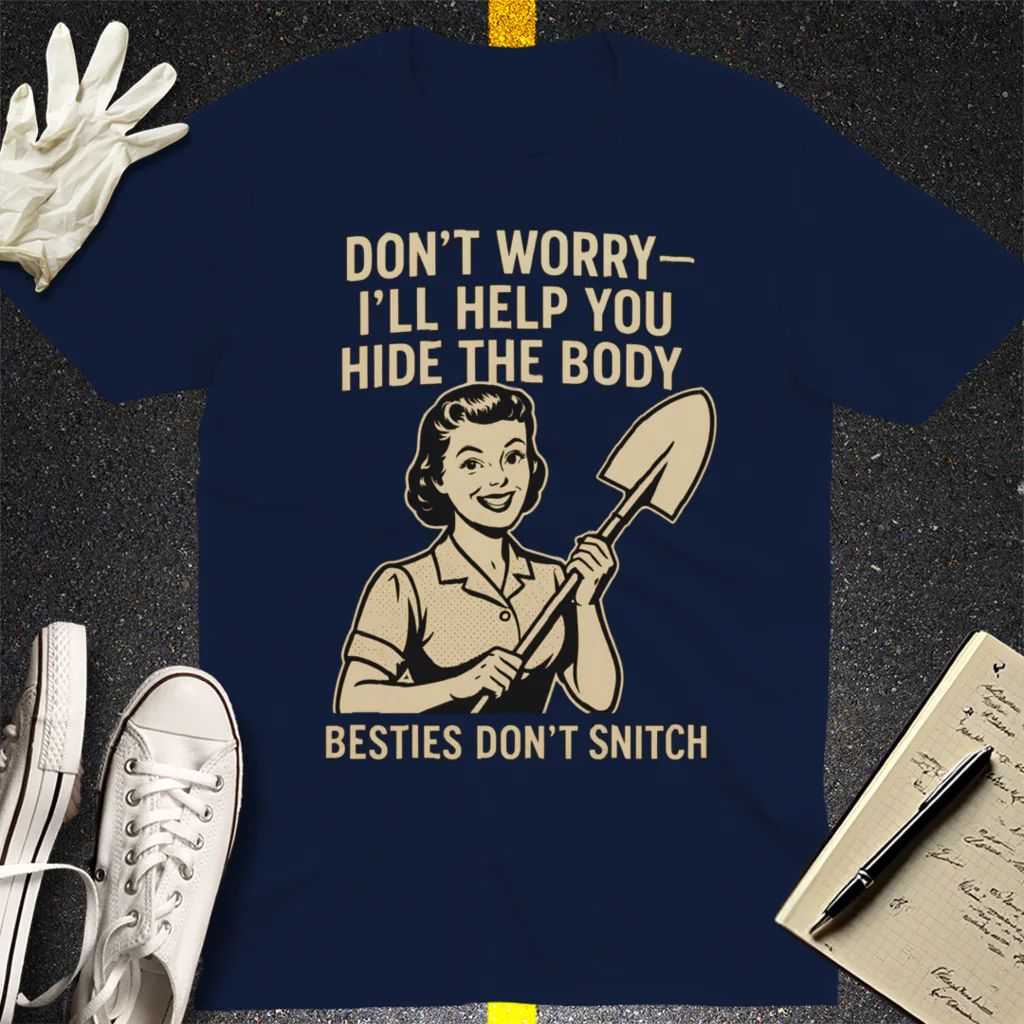 Bestie Loyalty Pact T-Shirt - Navy