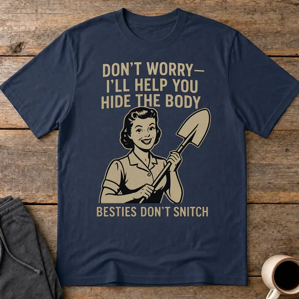Bestie Loyalty Pact T-Shirt - Navy