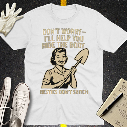 Bestie Loyalty Pact T-Shirt - White