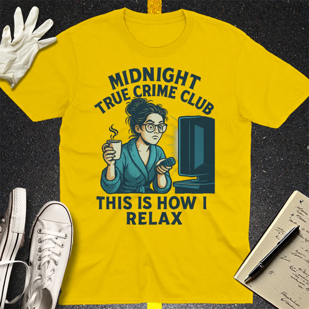Midnight True Crime Club T-Shirt - Daisy