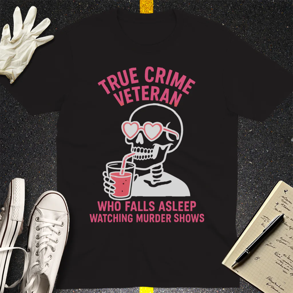 True Crime Veteran T-Shirt - Black