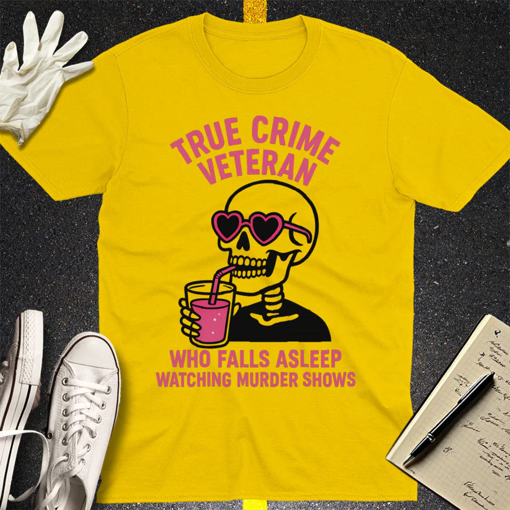 True Crime Veteran T-Shirt - Daisy