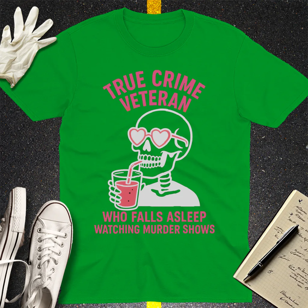 True Crime Veteran T-Shirt - Irish Green