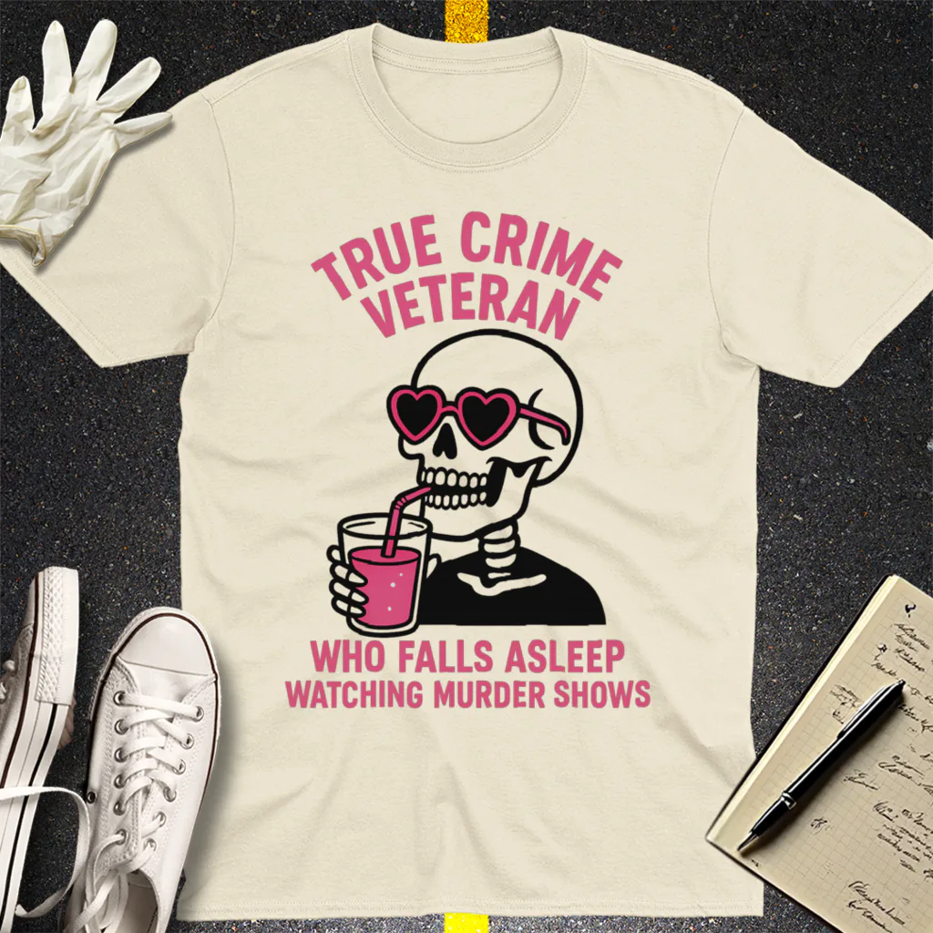 True Crime Veteran T-Shirt - Natural