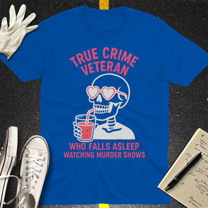True Crime Veteran T-Shirt - Royal