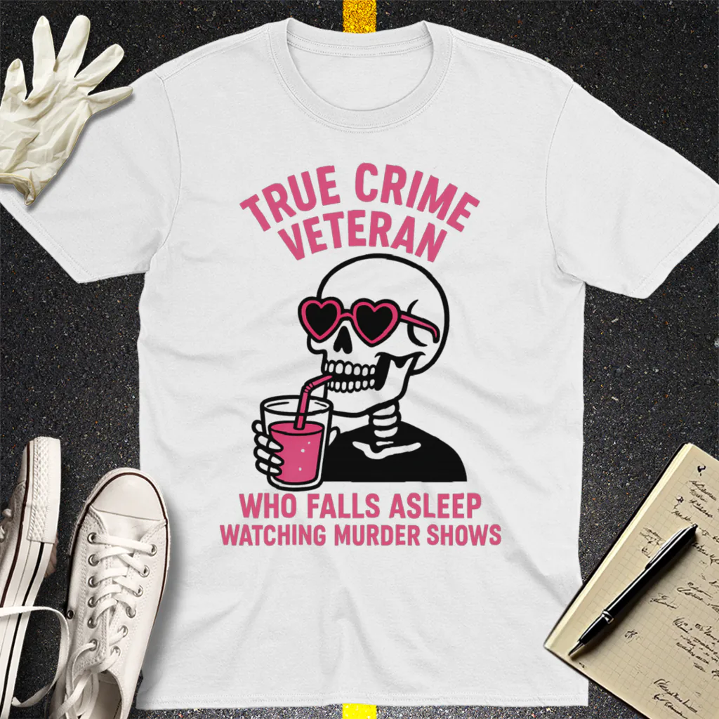 True Crime Veteran T-Shirt - White