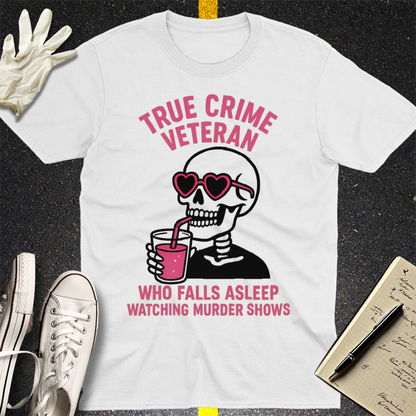True Crime Veteran T-Shirt - White