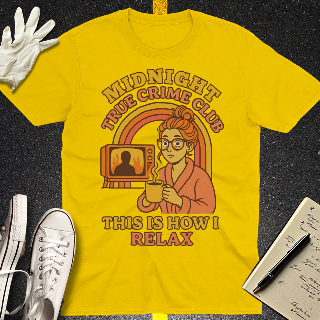 Midnight True Crime Club T-Shirt - Daisy