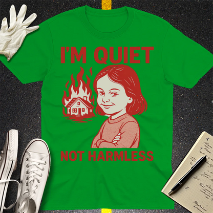 Quiet But Deadly T-Shirt - Irish Green