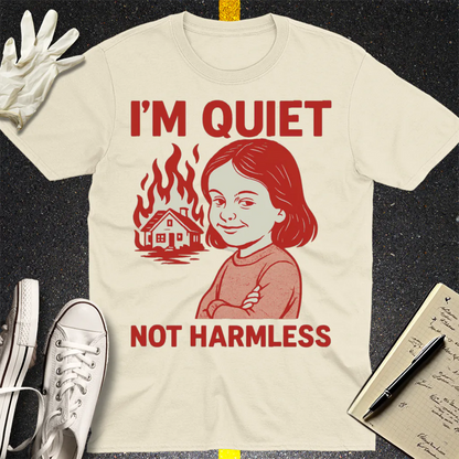 Quiet But Deadly T-Shirt - Natural