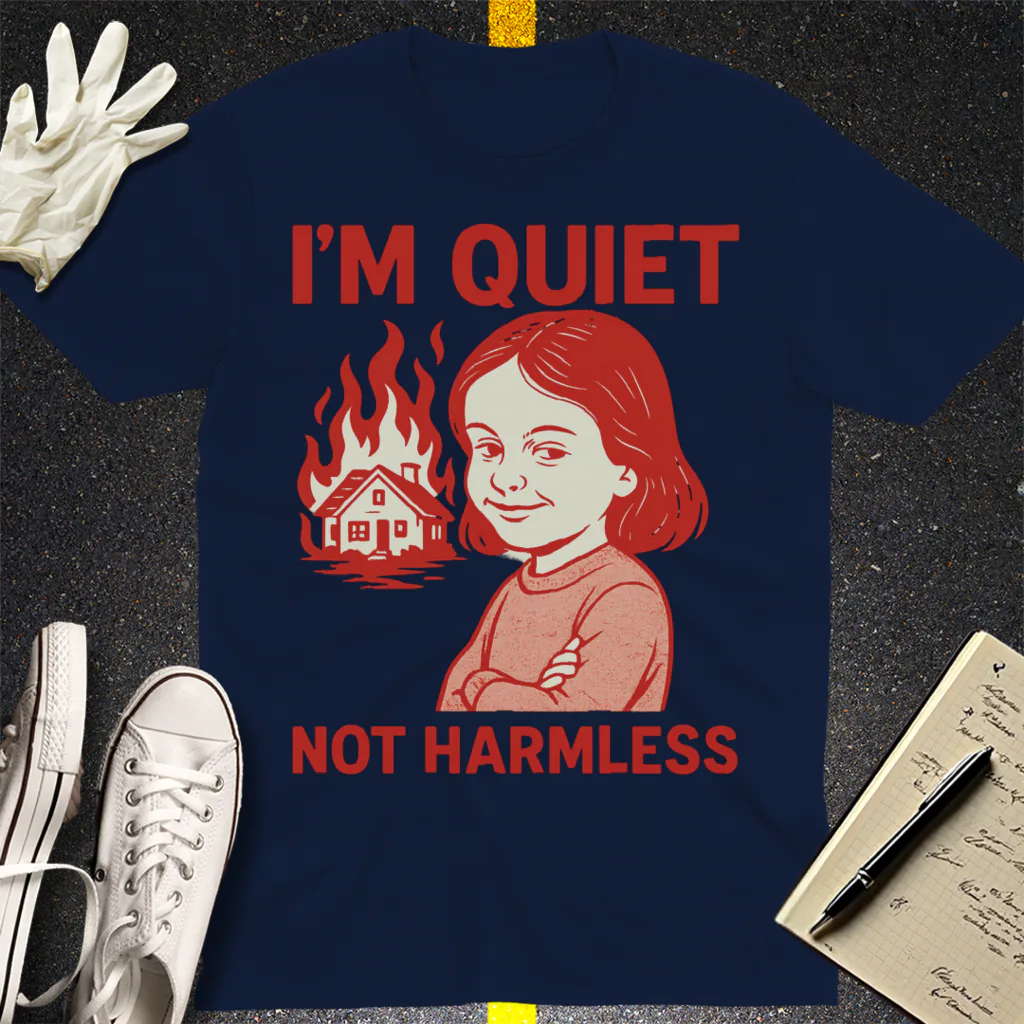 Quiet But Deadly T-Shirt - Navy