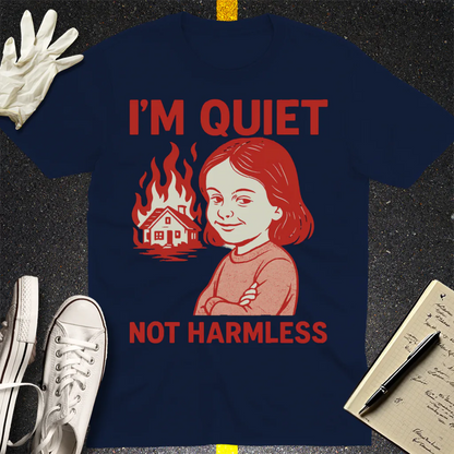 Quiet But Deadly T-Shirt - Navy