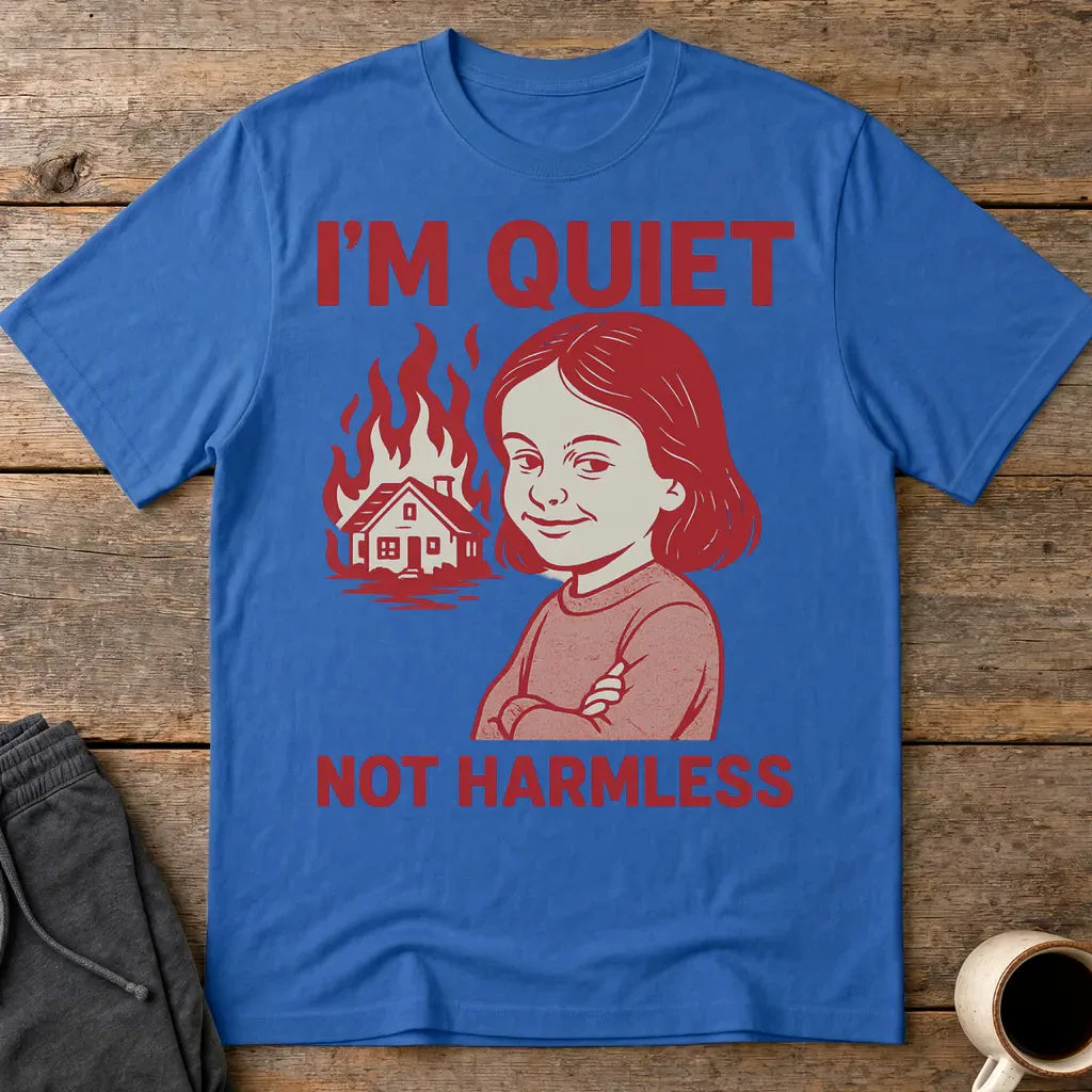 Quiet But Deadly T-Shirt - Royal