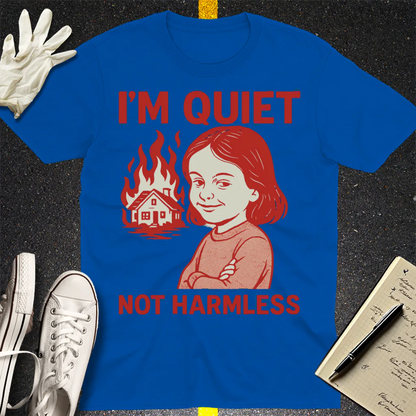 Quiet But Deadly T-Shirt - Royal