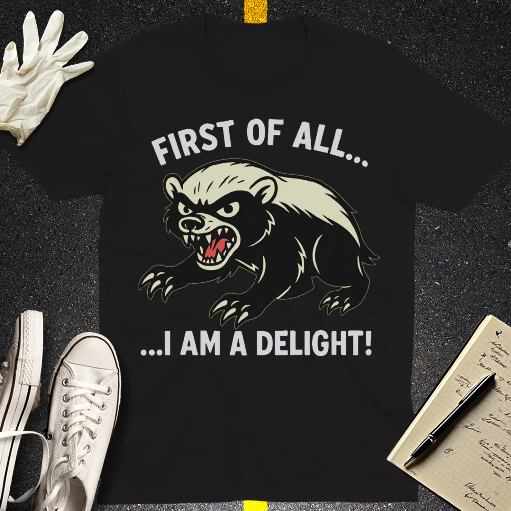 I Am a Delight T-Shirt - Black