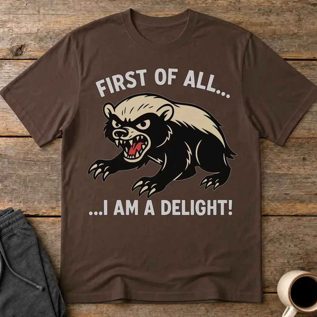 I Am a Delight T-Shirt - Dark Chocolate