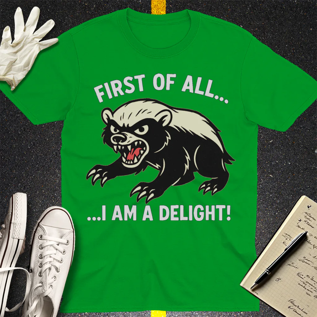 I Am a Delight T-Shirt - Irish Green