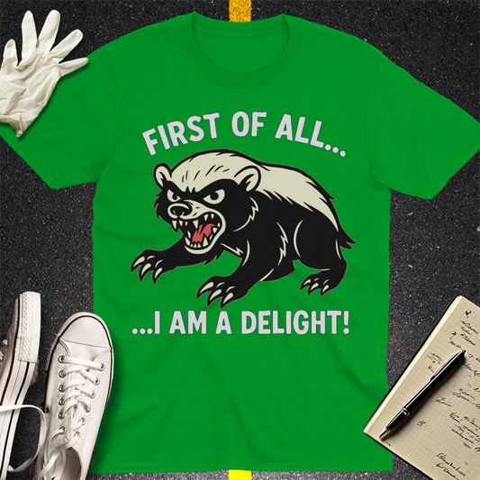 I Am a Delight T-Shirt - Irish Green