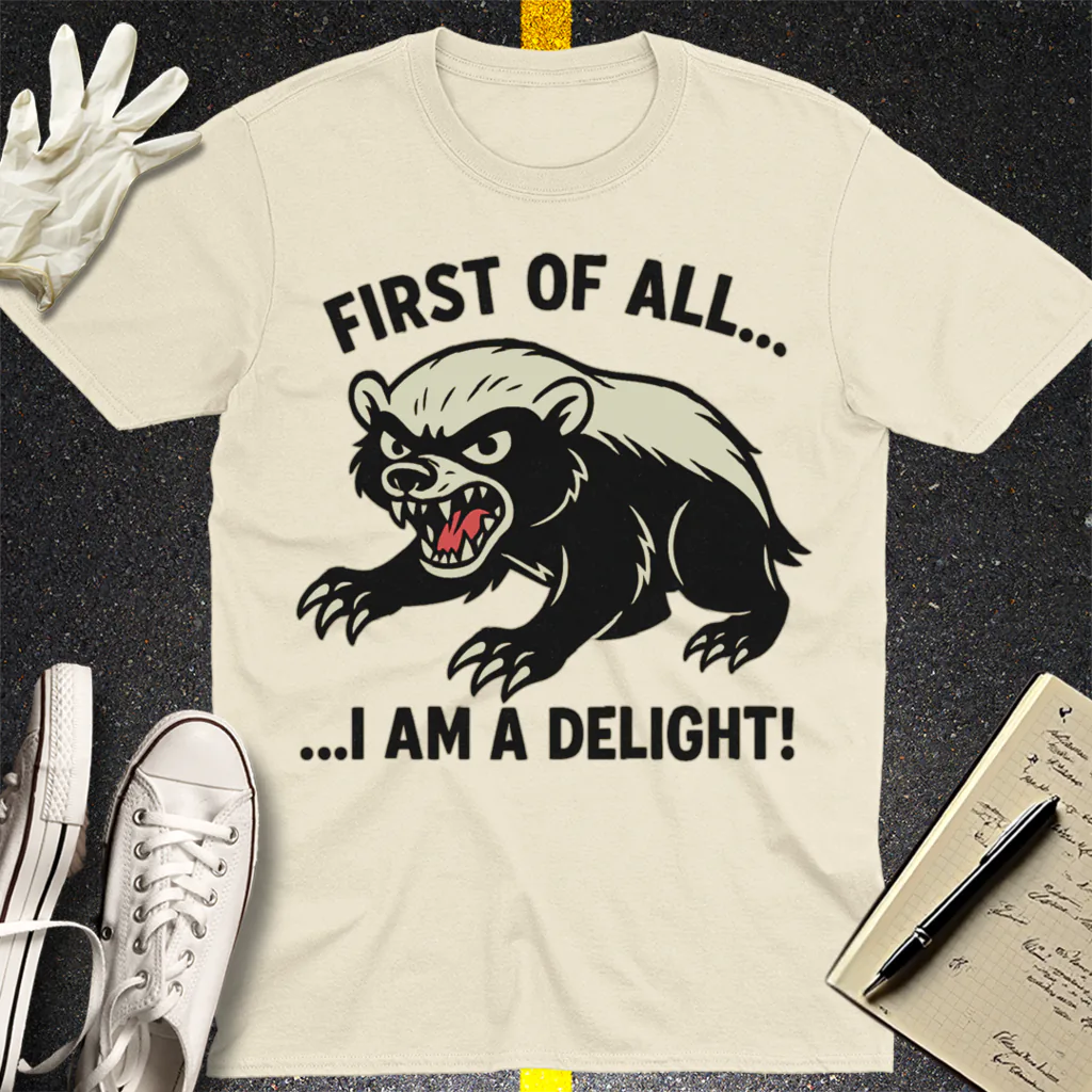 I Am a Delight T-Shirt - Natural