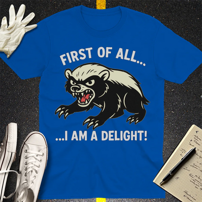 I Am a Delight T-Shirt - Royal