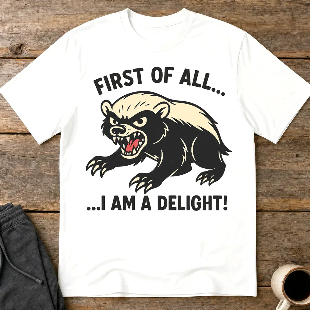 I Am a Delight T-Shirt - White