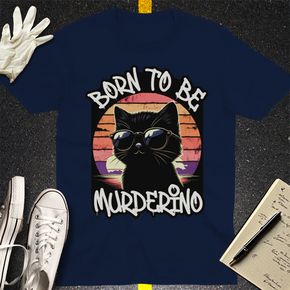 Born to Be Murderino T-Shirt - Navy